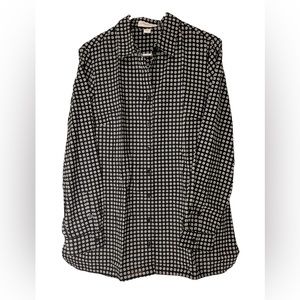 Coldwater Creek no iron button down shirt women Size L 14